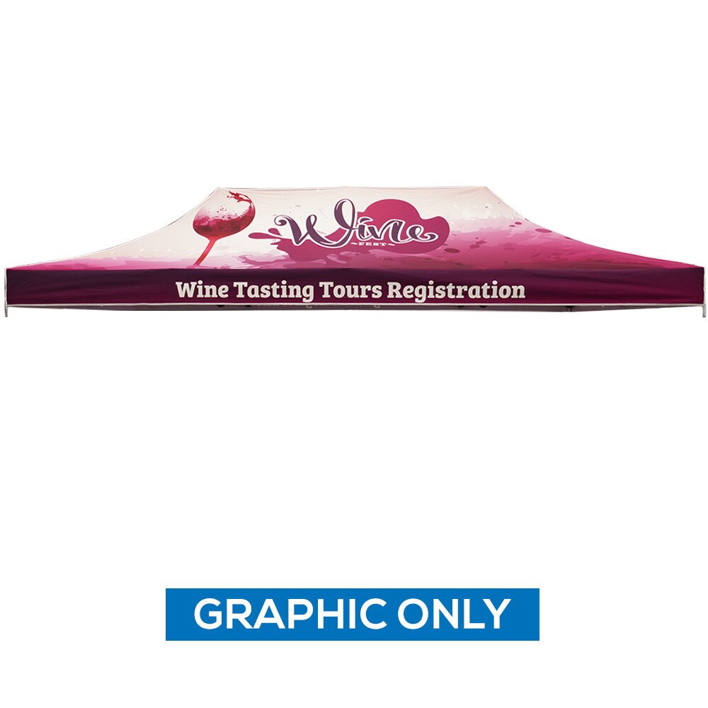ONE CHOICE® 20 ft. Aluminum Canopy Tent — Graphic Only